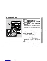 Preview for 19 page of Sharp CD-DP900E Operation Manual