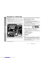 Preview for 26 page of Sharp CD-DP900H Operation Manual