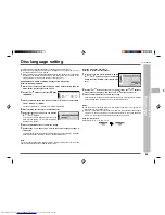 Preview for 25 page of Sharp CD-DVD500H Operation Manual