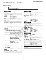 Preview for 3 page of Sharp CD-G10000 Service Manual