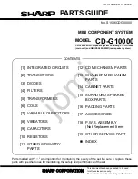 Preview for 97 page of Sharp CD-G10000 Service Manual