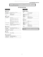 Preview for 3 page of Sharp CD-M10000W Service Manual