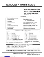 Preview for 67 page of Sharp CD-SW440N Service Manual