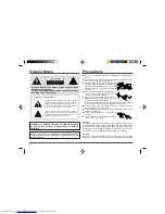 Preview for 2 page of Sharp CD180 Operation Manual