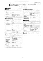 Preview for 3 page of Sharp CL2843S Service Manual