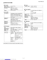 Preview for 3 page of Sharp CP-DV50F Service Manual