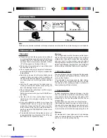 Preview for 3 page of Sharp CP-M1H Operation Manual