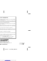 Preview for 44 page of Sharp CP-UH4H Operation Manual