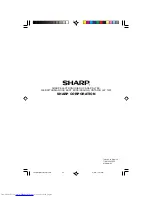 Preview for 40 page of Sharp CR13M10 Operation Manual