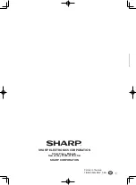 Preview for 60 page of Sharp CV-13NH Installation And Operation Manual