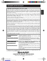 Preview for 5 page of Sharp CV-2P10SX Installation And Operation Manual