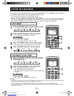 Preview for 20 page of Sharp CV-2P10SX Installation And Operation Manual