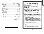 Preview for 2 page of Sharp CX48K4 Service Manual