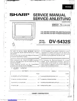 Preview for 32 page of Sharp DV-5407S Service Manual