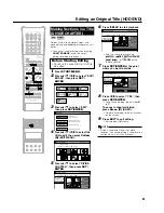 Preview for 85 page of Sharp DV-HR300 Operation Manual