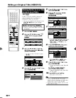 Preview for 88 page of Sharp DV-HR400S Operation Manual