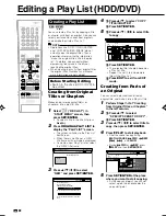 Preview for 90 page of Sharp DV-HR400S Operation Manual