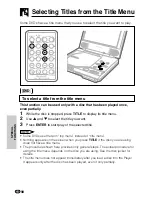 Preview for 99 page of Sharp DV-L88W Operation Manual