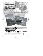 Sharp DV-SL10H Operation Manual preview