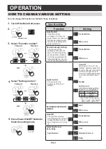 Preview for 10 page of Sharp DW-P22A Operation Manual