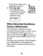 Preview for 6 page of Sharp EL-6050 Operation Manual