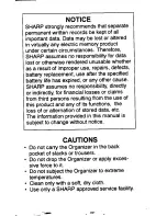 Preview for 2 page of Sharp EL-6090 Operation Manual