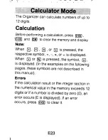 Preview for 25 page of Sharp EL-6090 Operation Manual