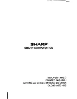 Preview for 44 page of Sharp EL-6090 Operation Manual