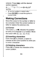 Preview for 11 page of Sharp EL-6091 Operation Manual