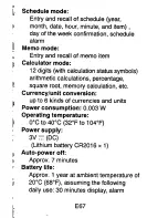 Preview for 69 page of Sharp EL-6091 Operation Manual