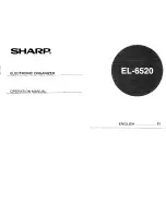 Sharp EL-6520 Operation Manual preview