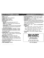 Preview for 11 page of Sharp EL-6710 Operation Manual