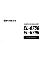 Preview for 1 page of Sharp EL-6750 Operation Manual