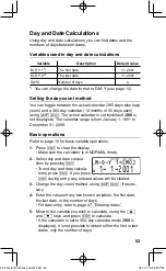 Preview for 53 page of Sharp EL 738C - 10-Digit Financial Calculator Operation Manual