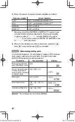 Preview for 58 page of Sharp EL 738C - 10-Digit Financial Calculator Operation Manual