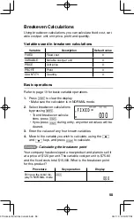 Preview for 59 page of Sharp EL 738C - 10-Digit Financial Calculator Operation Manual