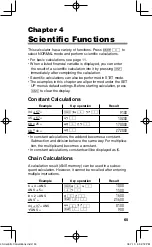 Preview for 61 page of Sharp EL 738C - 10-Digit Financial Calculator Operation Manual