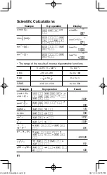 Preview for 62 page of Sharp EL 738C - 10-Digit Financial Calculator Operation Manual