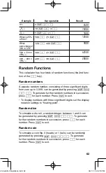 Preview for 63 page of Sharp EL 738C - 10-Digit Financial Calculator Operation Manual