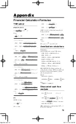 Preview for 73 page of Sharp EL 738C - 10-Digit Financial Calculator Operation Manual