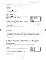 Preview for 261 page of Sharp EL-9650 Operation Manual