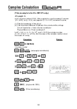 Preview for 58 page of Sharp EL-W516T Operation Manual