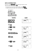 Preview for 62 page of Sharp EL-W516T Operation Manual