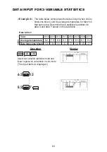 Preview for 63 page of Sharp EL-W516T Operation Manual