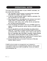 Preview for 5 page of Sharp EL1197PIII - Printing Calculator, 12-Digit Operation Manual