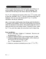 Preview for 18 page of Sharp EL1197PIII - Printing Calculator, 12-Digit Operation Manual