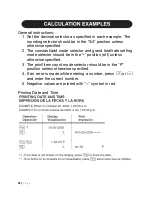 Preview for 24 page of Sharp EL1197PIII - Printing Calculator, 12-Digit Operation Manual