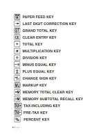 Preview for 8 page of Sharp EL2192RII - Printing Calculator Operation Manual