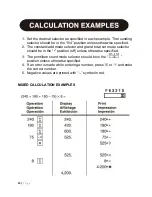 Preview for 15 page of Sharp EL2192RII - Printing Calculator Operation Manual