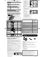 Preview for 2 page of Sharp ELSIMATE EL-W200E Operation Manual